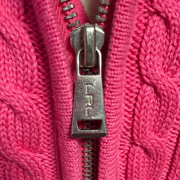 Ralph Lauren Vibrant Pink Cable Knit Sweater - Picture 3 of 7